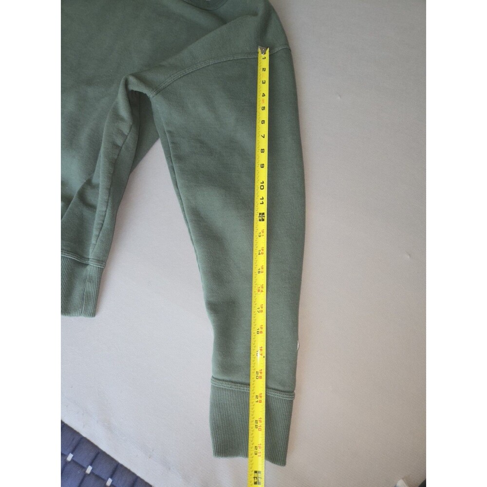 Champion Mens Crewneck Sweatshirt Olive Sage Green Size Large Monogram C Logo - Picture 8 of 10